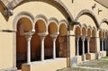 Benevento - Arcate del Chiostro del Museo del Sannio Royalty Free Stock Photo