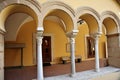 Benevento - Archi del Chiostro del Museo del Sannio Royalty Free Stock Photo