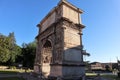 Benevento - Arco di Traiano la mattina presto