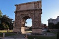 Benevento - Arco Traiano la mattina presto