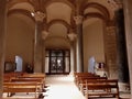 Benevento - Interno di Santa Sofia dall`altare
