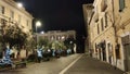 Benevento - Panoramica di Piazza Roma dal Corso Garibaldi prima dell\'alba