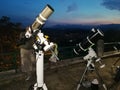 Telescopes at the gardens