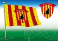 BENEVENTO, ITALY, YEAR 2017 - Serie A football championship, 2017 flag of the Benevento team