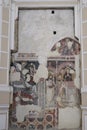 Benevento - Frammenti di affresco quattrocentesco nella Chiesa di San Domenico