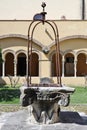 Benevento - Pozzo nel Chiostro ddi Santa Sofia Royalty Free Stock Photo