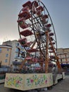 Benevento - Ruota panoramica in piazza Santa Maria all`alba