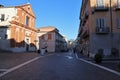 Benevento - Scorcio di Corso Garibaldi la mattina presto Royalty Free Stock Photo
