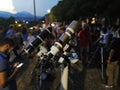 Benevento - Telescopes at the gardens