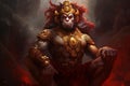 Benevolent Hanuman monkey god. Generate Ai