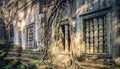 Beng Mealea or Bung Mealea temple. Siem Reap. Cambodia. Panorama Royalty Free Stock Photo