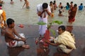 Bengali Community At Durga Festival Royalty Free Stock Photo