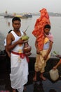 Bengali Community At Durga Festival Royalty Free Stock Photo