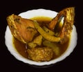 Bengali Dish or Cuisine Hilsa Curry Royalty Free Stock Photo