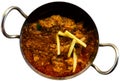 Bengali mutton curry Kosha Mangsho from goat meat