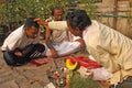 Bengali wedding Rituals in India Royalty Free Stock Photo