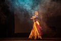 Bengaluru, INDIA Ã¢â¬â March 29,2018: Senior renowned kathak artist at Sevasadan hall in Bengaluru,India