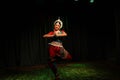 Bengaluru, INDIA Ã¢â¬â October 27,2019: Gorgeous odissi artist performs in Bengaluru