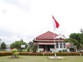 Bengkulu, Indonesia - November 5 2016 : Bung Karno Seclusion House in Bengkulu