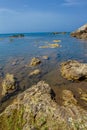 Beni Ferguene beach in Jijel Royalty Free Stock Photo