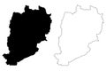 Beni Mellal-Khenifra Region map vector