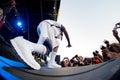 Public Enemy hip hop group in concert at FIB Festival Royalty Free Stock Photo