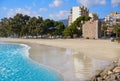 Benicassim Torre Sant Vicent playa beach Royalty Free Stock Photo