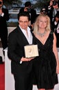 Benicio Del Toro, Laura Bickford Royalty Free Stock Photo