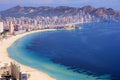 Benidorm Bay Royalty Free Stock Photo