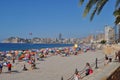 Benidorm beach, Alicante, Spain Royalty Free Stock Photo