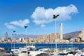 Benidorm Marina port in Alicante of Spain