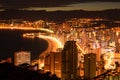 Benidorm night Royalty Free Stock Photo