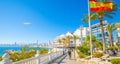 Benidorm resort city skyline, Spain Royalty Free Stock Photo