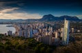 Benidorm skyline from Sierra Helada