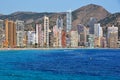 Benidorm skyscrapers, Costa Blanca, Spain