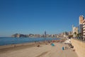 Benidorm Spain the month before covid virus lockdown