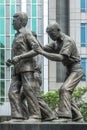 Benigno Aquino, Jr. monument on Ayala Triangle, Manila Philippines