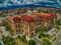 Aerial View of Benigno Malo High School in Cuenca, Ecuador Royalty Free Stock Photo