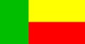 Benin flag Royalty Free Stock Photo