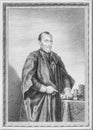 Benito Arias Montano Portrait. Spanish orientalist and editor of the Antwerp Polyglot Bible