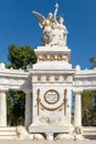 Benito Juarez hemicycle at the Alameda Central Park in Mexico City Royalty Free Stock Photo