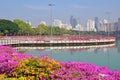 Benjakitti Park in Bangkok Royalty Free Stock Photo