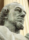 Benjamin Disraeli statue outside St Georges Hall in Liverpool