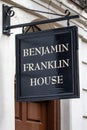 Benjamin Franklin House in London, UK