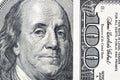 Benjamin Franklin`s eyes from a hundred-dollar bill. The eyes of Benjamin Franklin on the hundred dollar banknote, backgrounds,