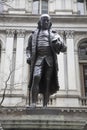 Benjamin Franklin Statue - Boston, Massachusetts, USA Royalty Free Stock Photo