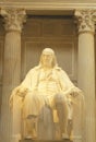 Benjamin Franklin statue at the Franklin Institute, Philadelphia, PA Royalty Free Stock Photo