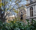 Benjamin Franklin Statue at Old City Hall - Boston, Massachusetts, USA Royalty Free Stock Photo