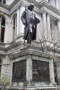 Benjamin Franklin Statue - Boston, Massachusetts, USA Royalty Free Stock Photo