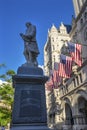 Benjamin Franklin Statue Old Post Office Building Washington DC